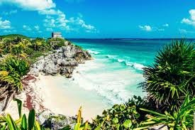 Tulum, Mexico: A Stunning Coastal Town Known for Its Ancient Mayan Ruins, White-Sand Beaches, and Bohemian Vibes