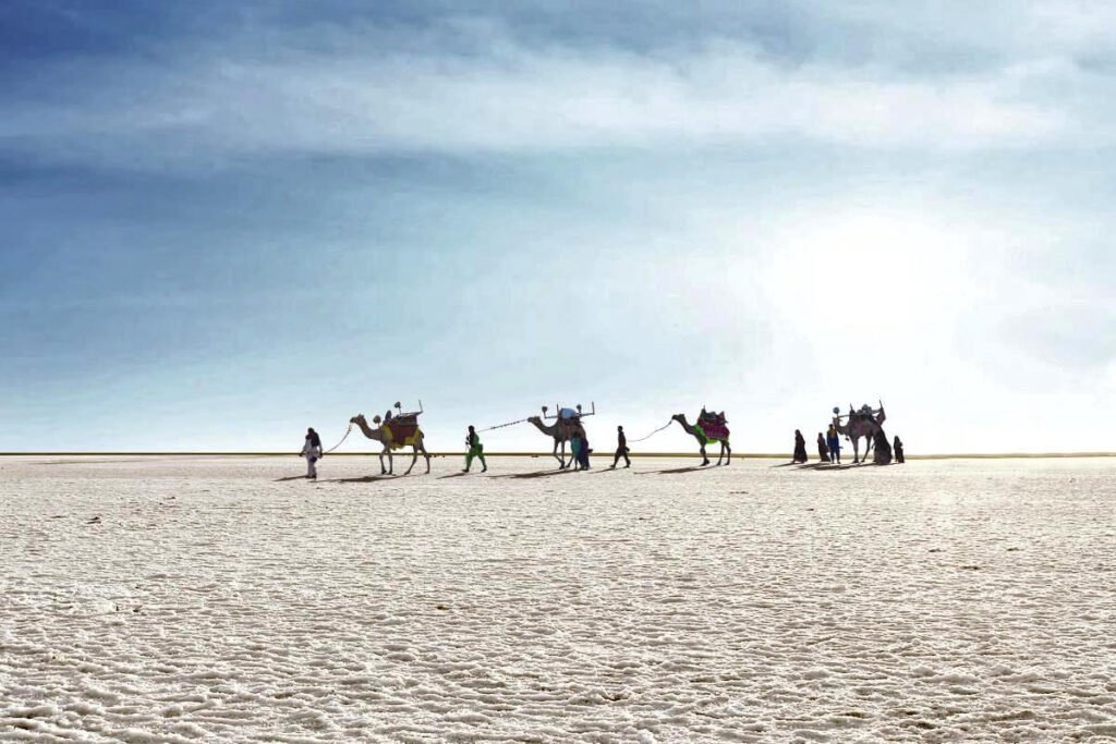 Explore the Rann of Kutch: A Mesmerizing White Desert, Vibrant Culture, Traditional Handicrafts, and the Spectacular Rann Utsav in Gujarat’s Unique Landscape