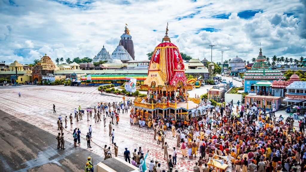 Discover Jagannath Temple – A sacred Hindu pilgrimage site, architectural marvel, and home to the revered Rath Yatra in Puri, Odisha.